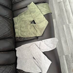 Camo Green and Gray Leggings